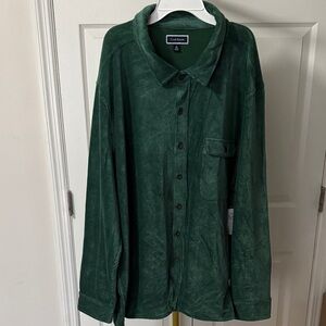 Club Room Forest Green Corduroy Utility Jacket